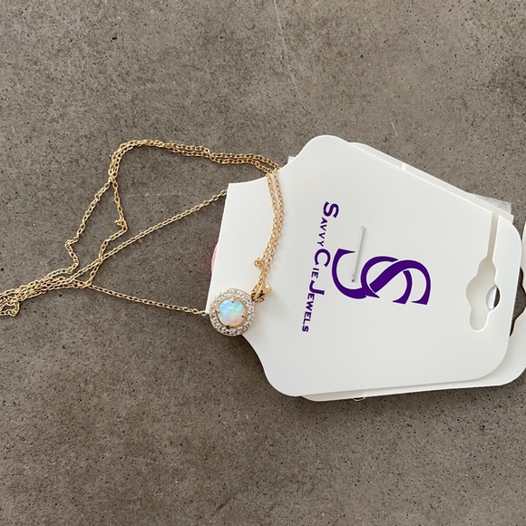 Savvy Cie Jewels-  yp71330YOP -Opalescent Necklace - Picture 5 of 9